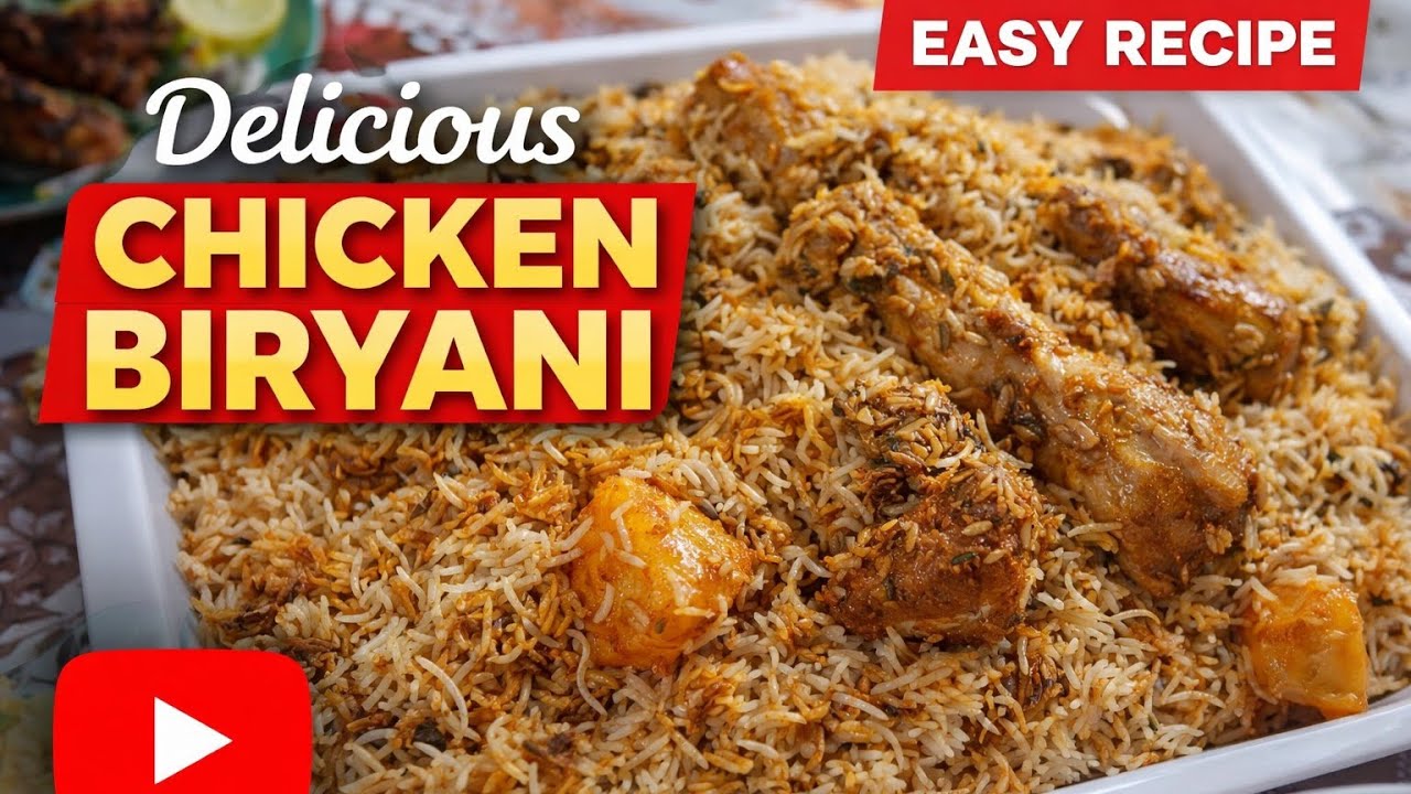 Chicken biryani recipe #viral #trending #youtubeshort #biryani #shorts 