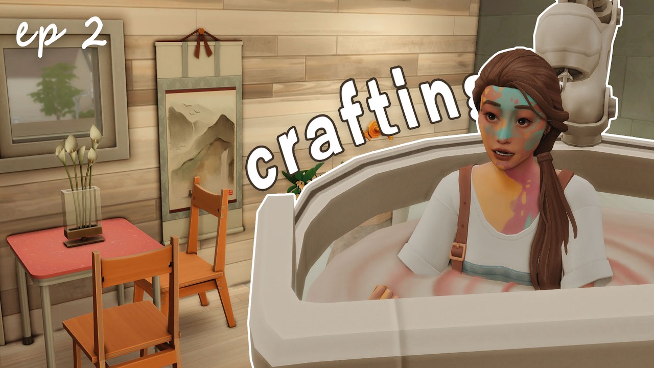 making Sims4  *fun*  again by not using Buy Mod | no but mod challenge in the Sims 4 🪑🧺 ep2