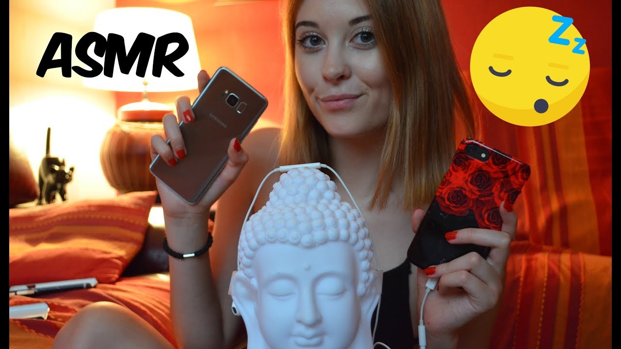 ASMR TAPPING iPhone 8 & Samsung Galaxy S8 ! 📱