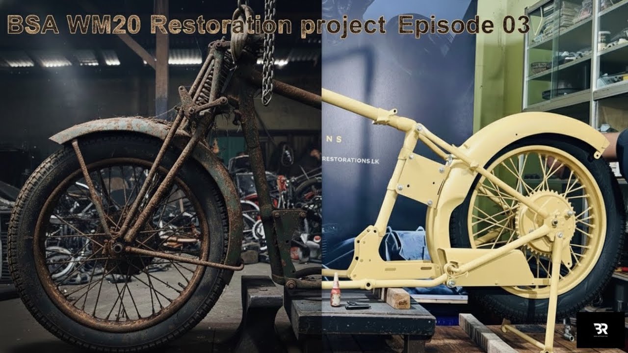 BSA WM20 Restoration EP03 – From Rust Bucket to Golden Beauty!