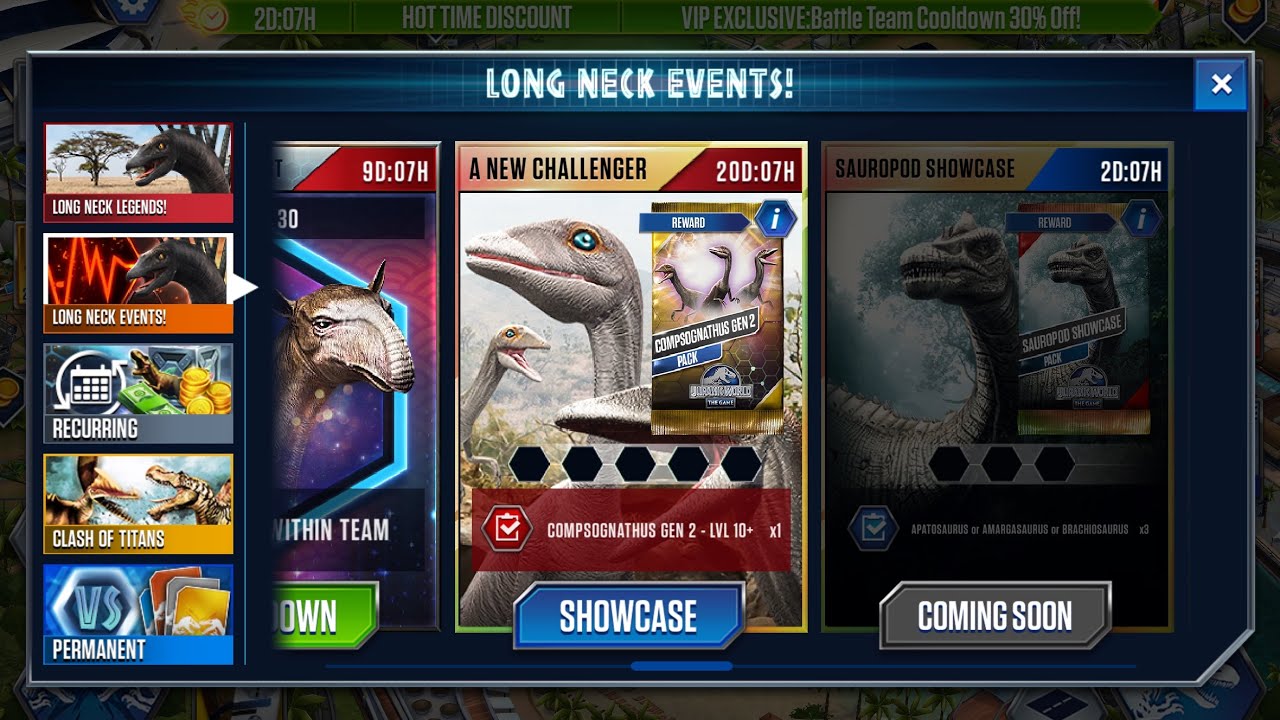 Compaognathus Gen 2 Event: Battle 1, 2, & 3 | Jurassic World the game 