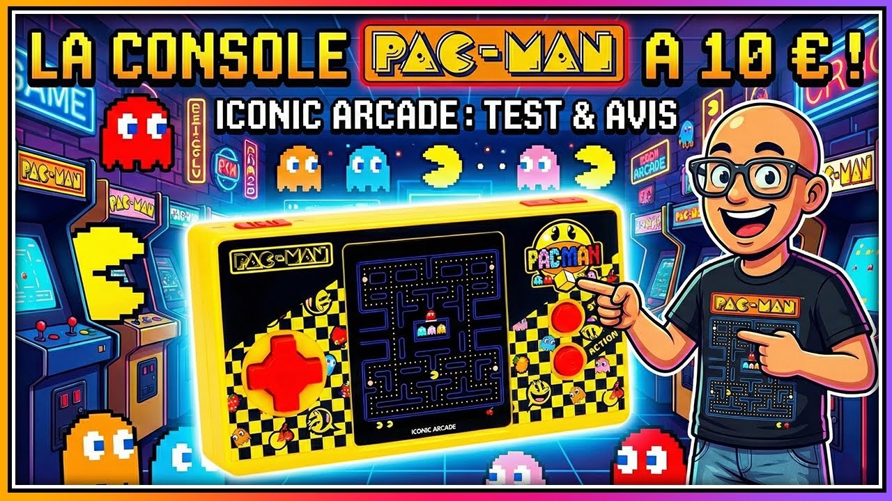 10 &euro; chez Action 😱 pour cette console Pac-Man r&eacute;tro !