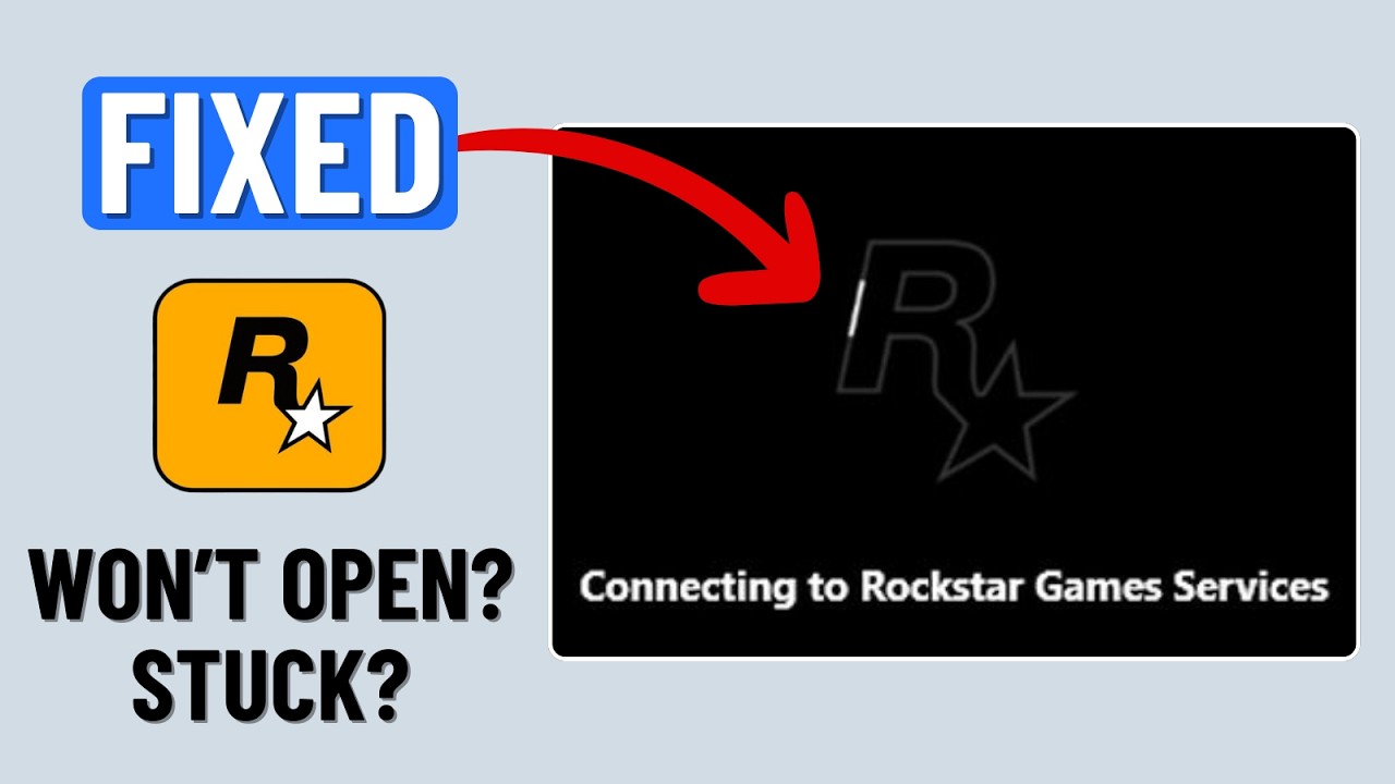 Исправление проблемы Rockstar Game Launcher: не открывается или не отвечает