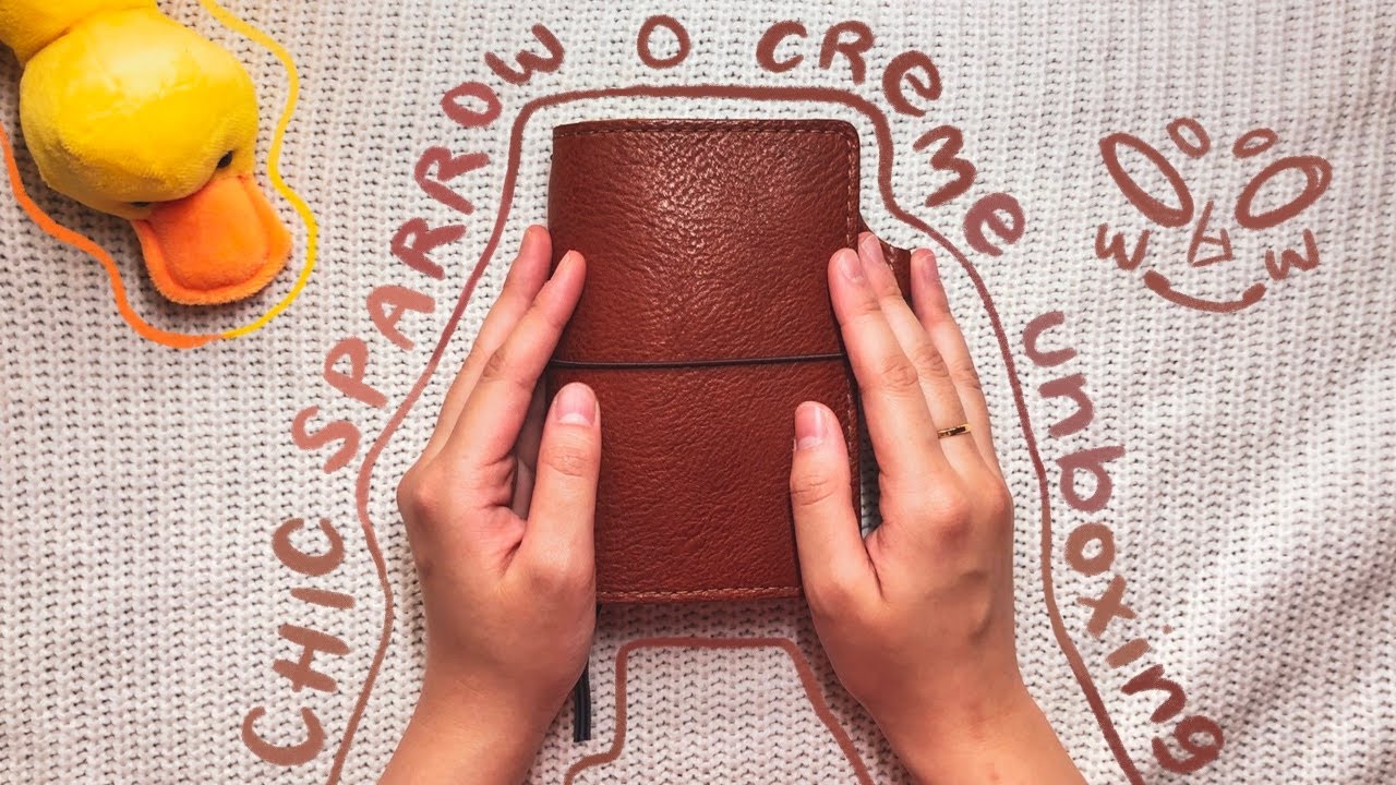 chic sparrow creme brûlée unboxing // journals