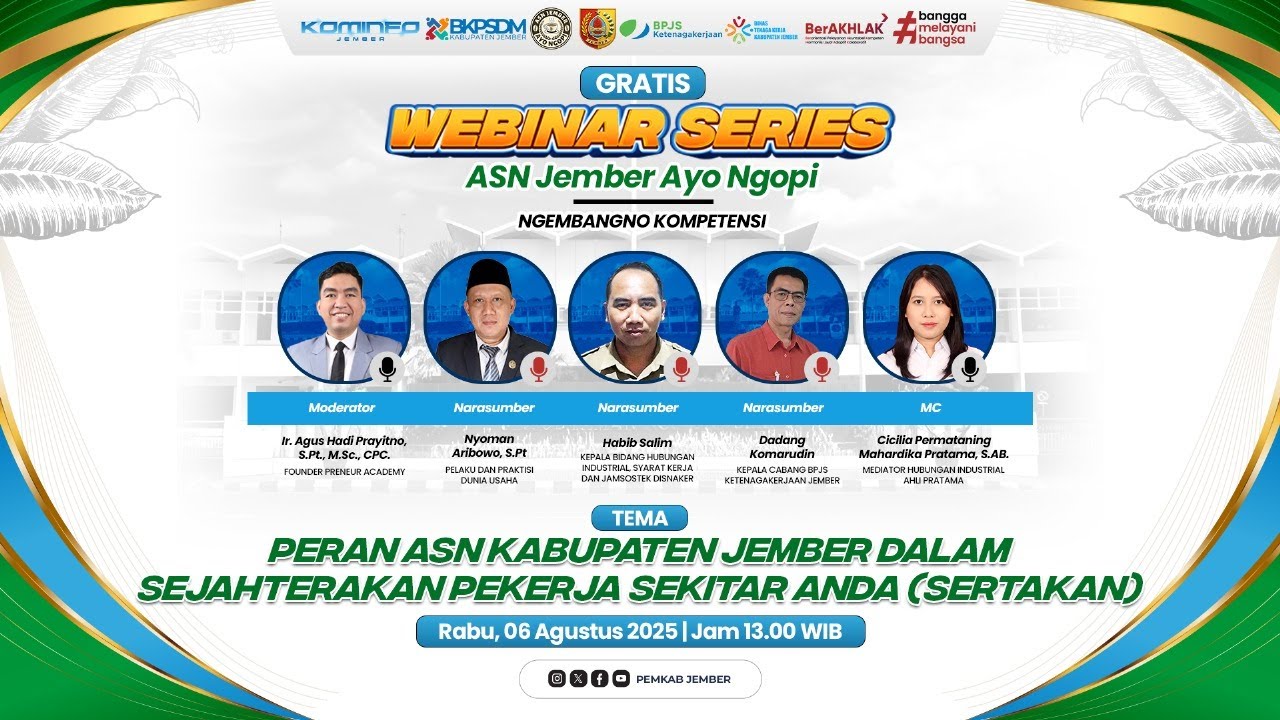 Webinar ASN Jember Ayo Ngopi 
