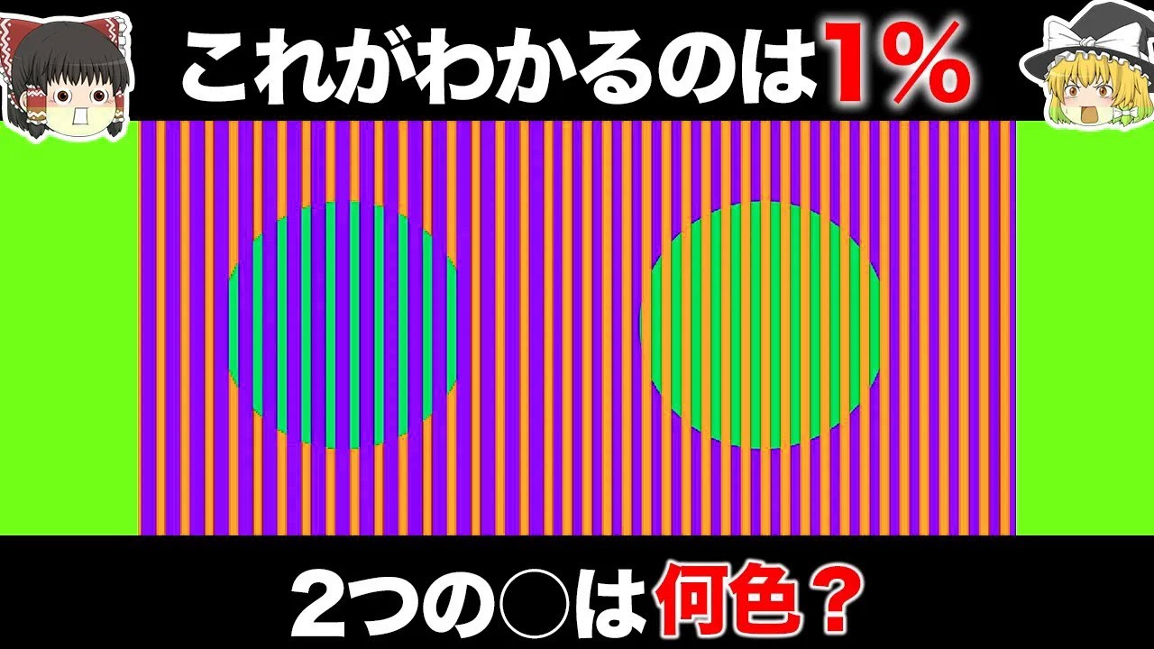 【ゆっくり解説】99%の人が引っかかる視覚テスト