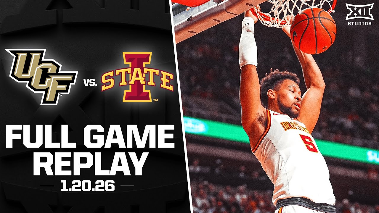 UCF vs. Iowa State Full Game Replay (1.20.26) | 2025-26 Big 12 Men's Basketball
