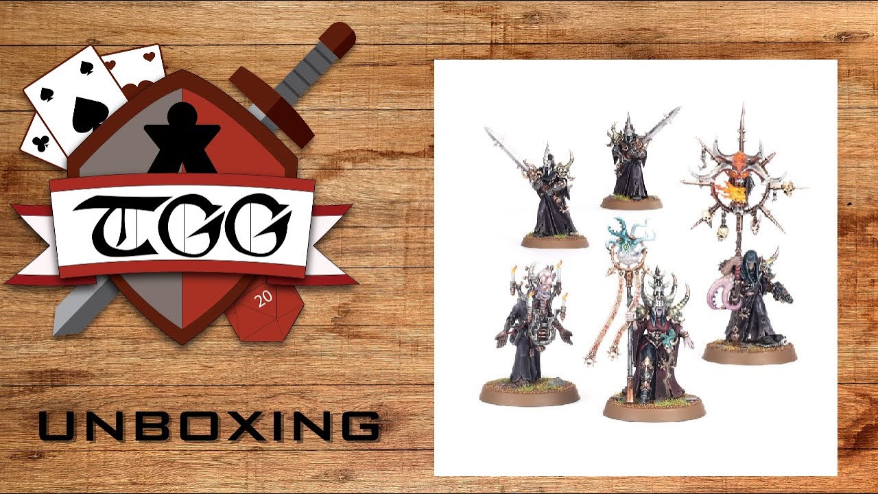 Warhammer 40K Chaos Space Marines Dark Commune Unboxing