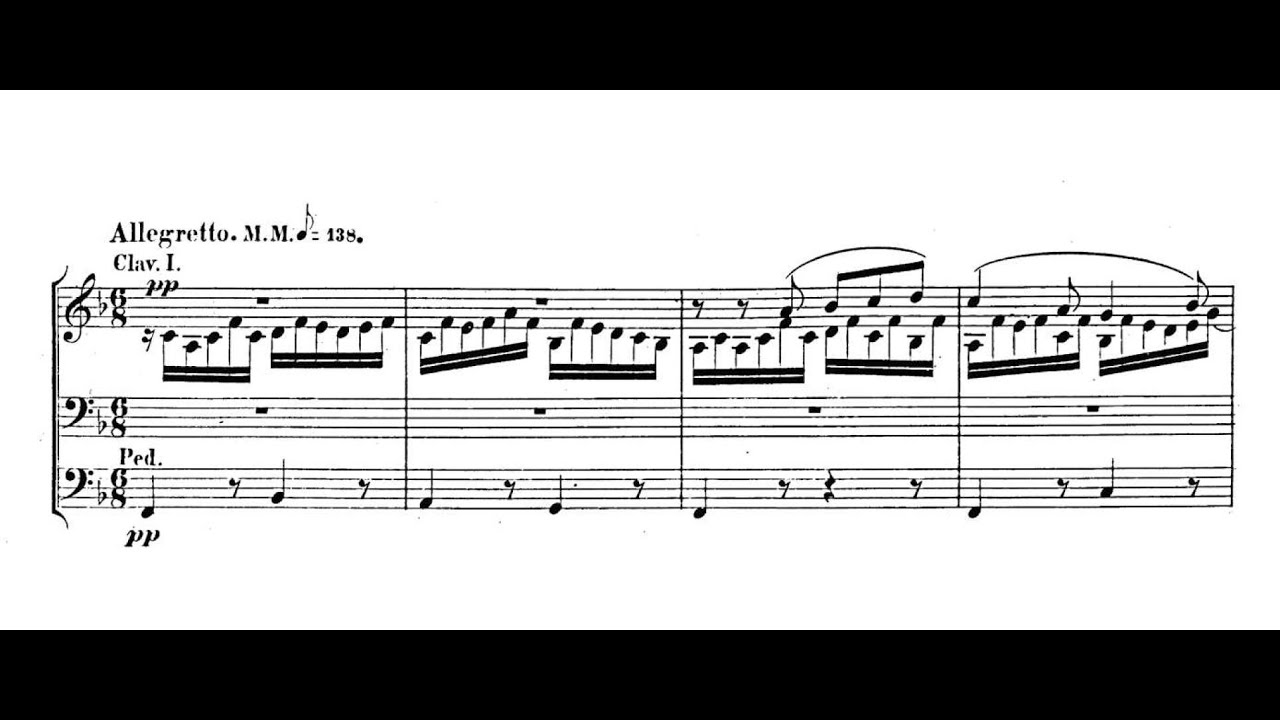 Mendelssohn: 4  Sonate op. 65 Nr. 4 - III. Allegretto