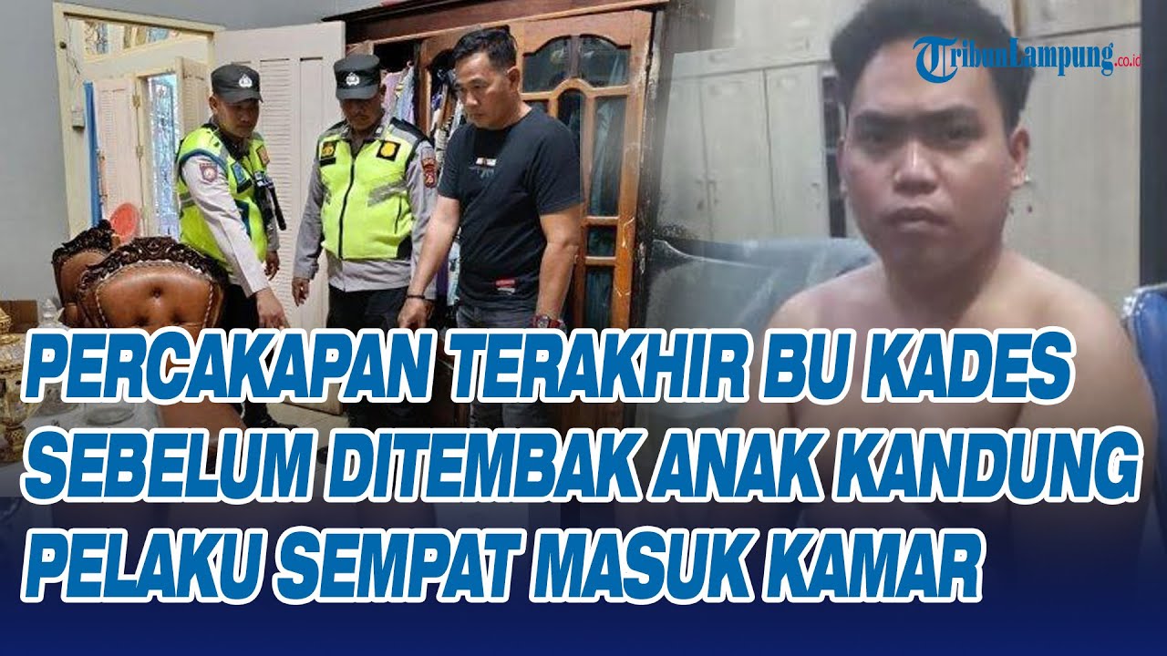Percakapan Terakhir Bu Kades sebelum Ditembak Anak Kandung, Pelaku Sempat Masuk Kamar