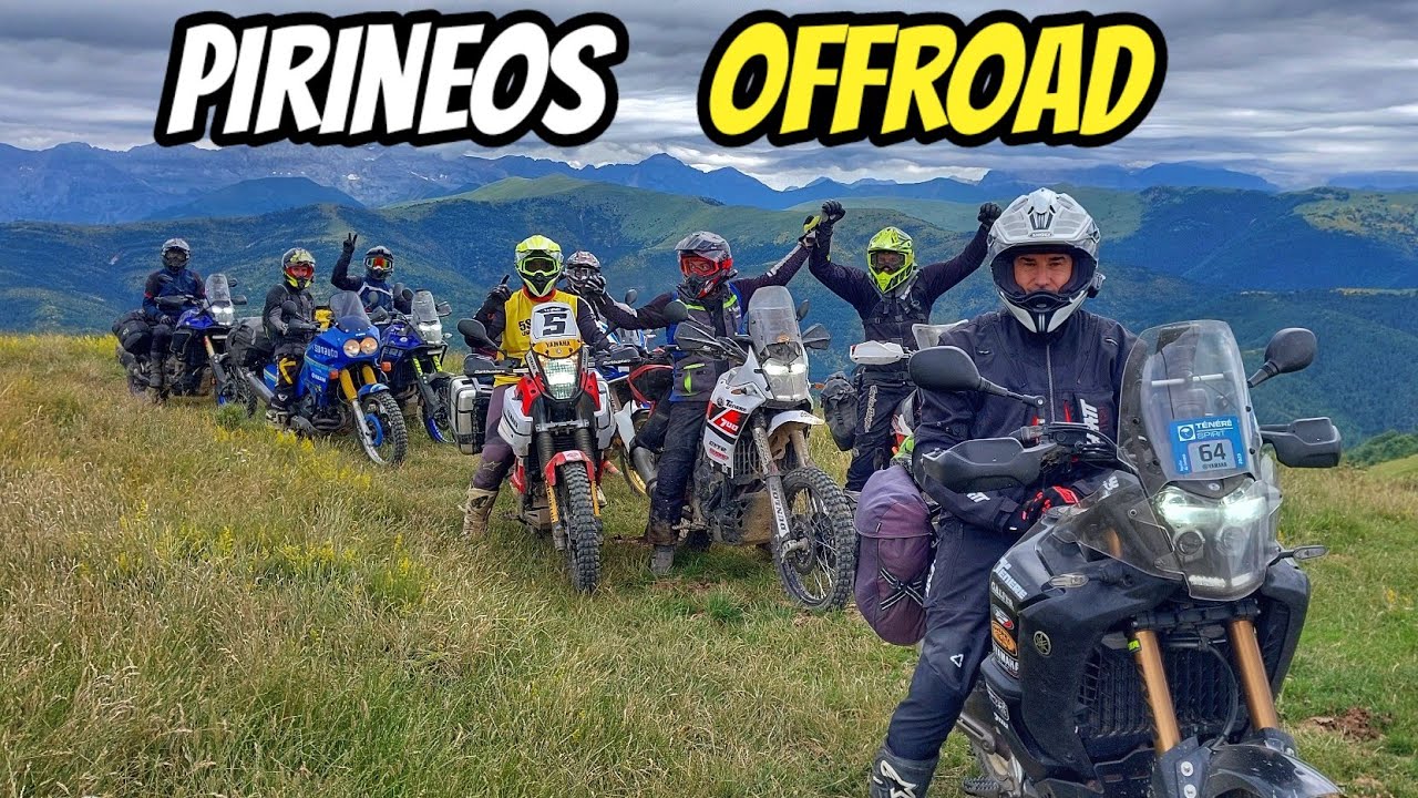 🤢AFRICA TWIN PESA DEMASIADO para estas PISTAS de PIRINEOS |RUTA OFFROAD + MIRADORES de ORDESA en 4x4