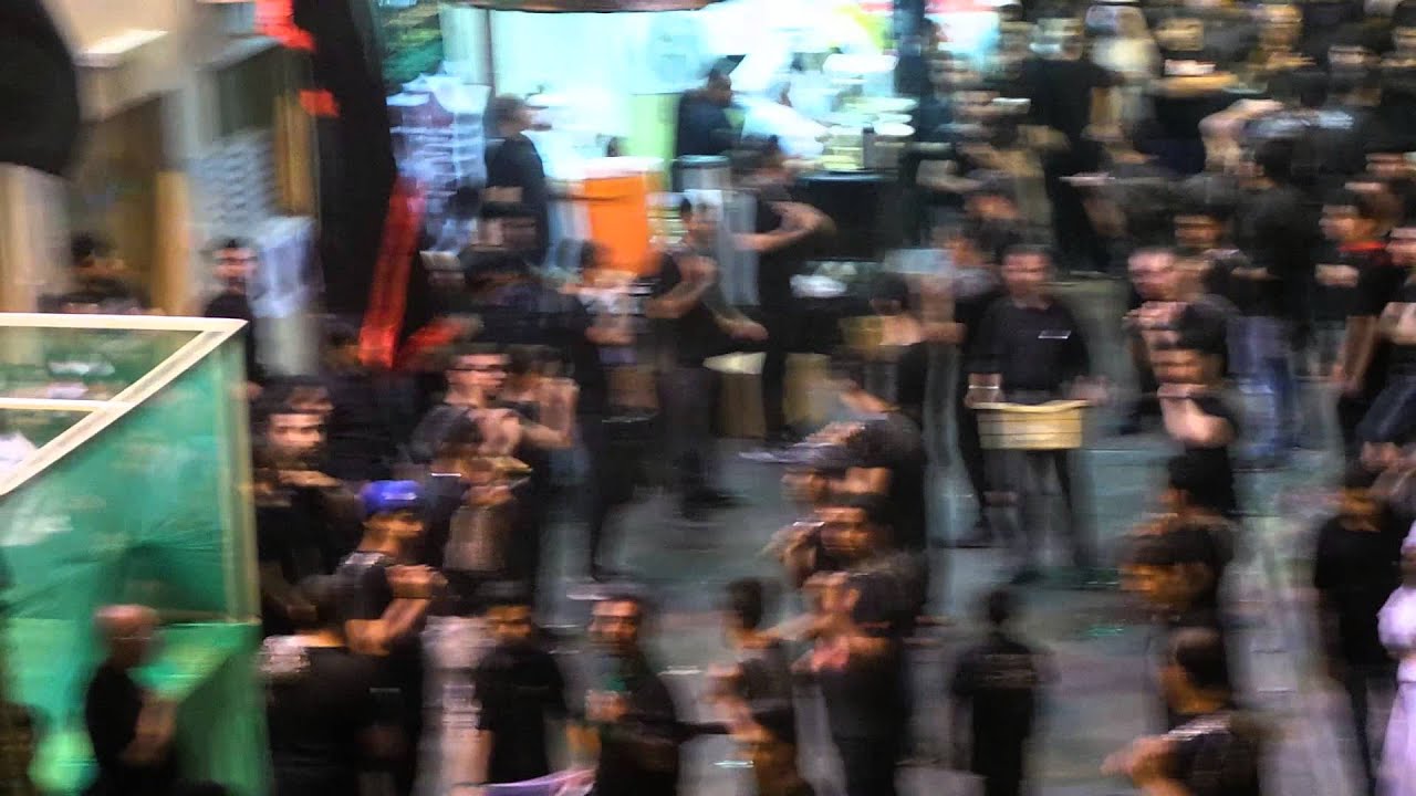 موكب زنجيل مأتم القصاب ليلة السابع محرم 1435