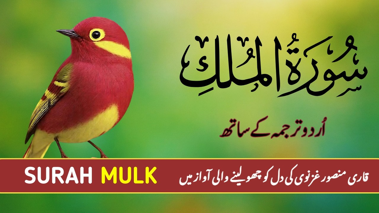 Surah Mulk with Urdu Translation | Heart Touching Recitation by Qari Mansoor Ghaznavi | Ep014