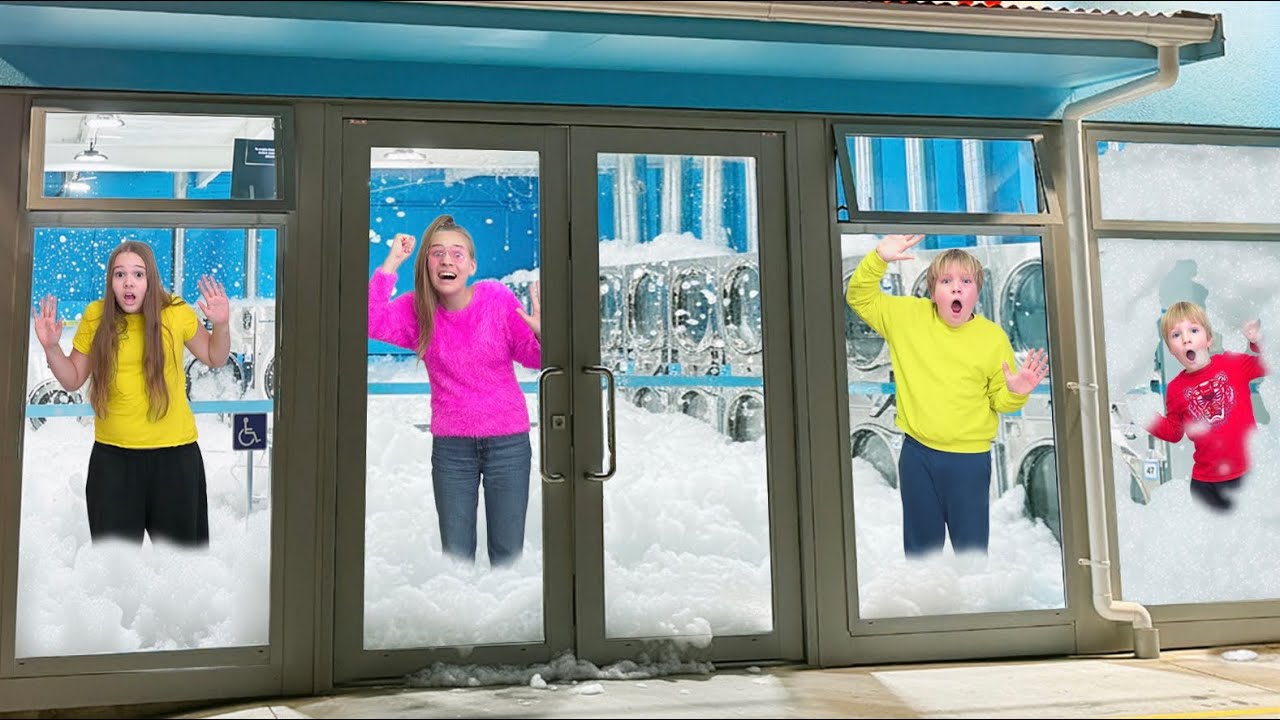 Забавная история Амелии, Артура и Акима со стиральной машиной