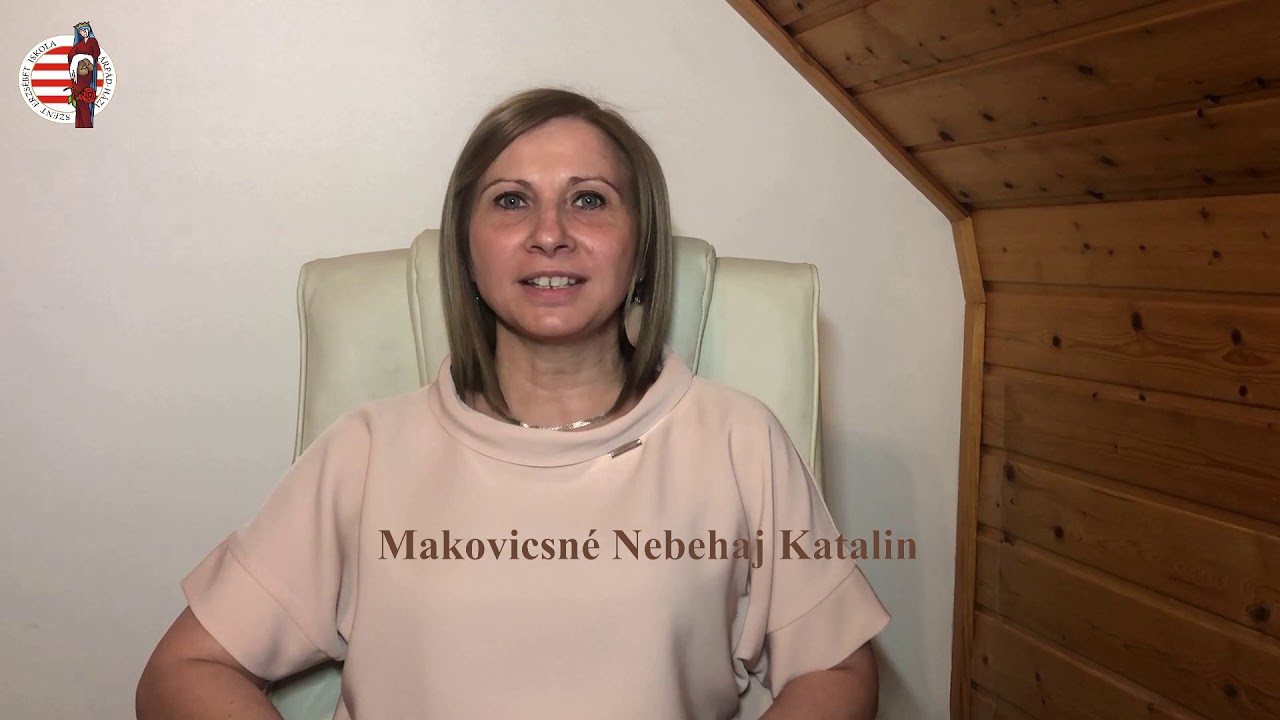 Bemutatkozó videó - Makovicsné Nebehaj Katalin