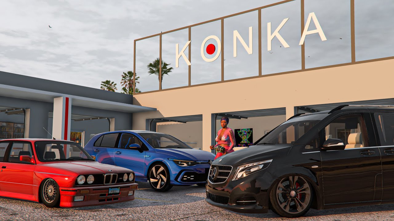 GTA 5 Mzansi - The Likely Heister EP3 | Встреча автомобилей в Конка-Соуэто со Stance V-Class