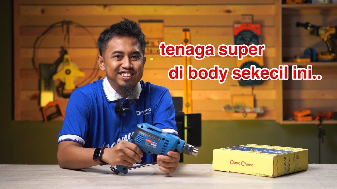 gookil!! bisa-bisanya bor 10mm tenaganya berasa bor 13mm.. - DONGCHENG DJZ10-10 ELEKTRIK DRILL 10mm