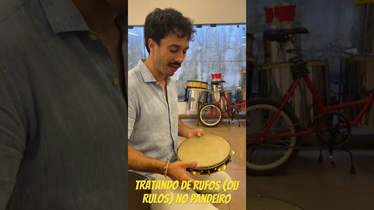 Demonstração básica de rufos (ou rulos) no #pandeiro . #choro #auladepandeiro #samba