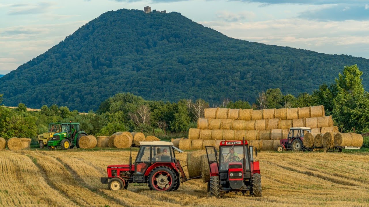 Legendárne stroje pri zbere Balíkov🌾/ Zetor Crystal 12145❤️