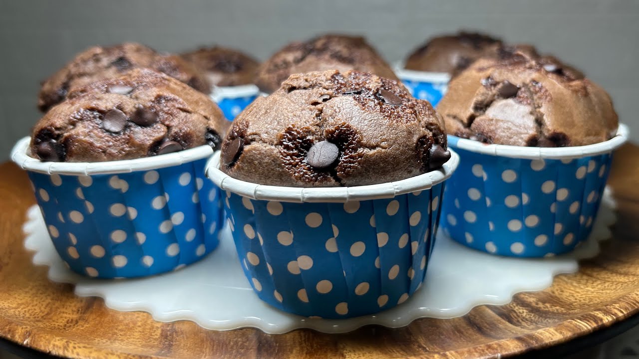 巧克力粒玛芬杯子蛋糕 | 几分钟就能搞定 | Chocolate Chips Muffin Cupcakes | Super Easy Recipe