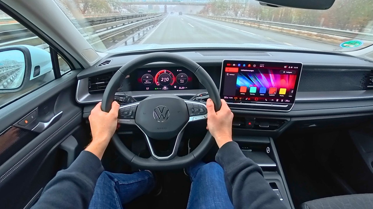 Test Drive on German Autobahn I Top Speed I 2026 Volkswagen Tayron 4Motion 2.0 TDI