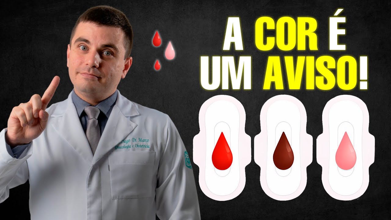 A COR da Sua MENSTRUAÇÃO Pode Indicar Algo Sério! Descubra o que significa!