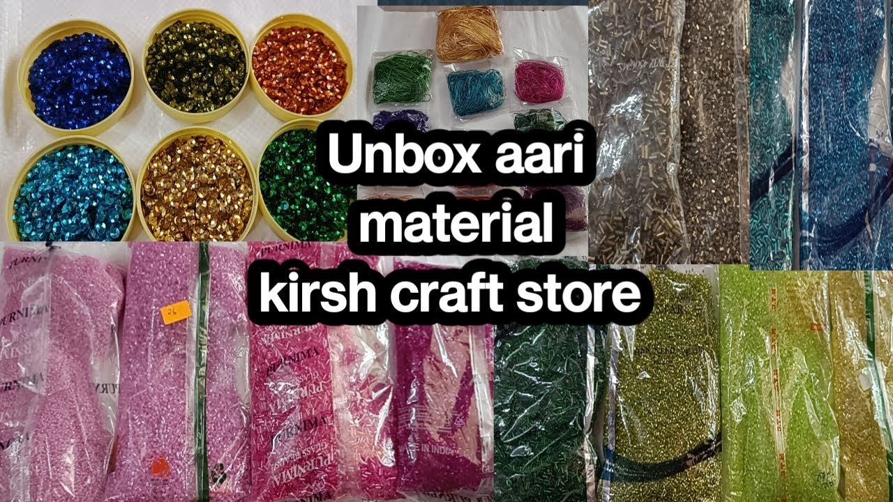 Aari material || Low cost maggam work material || Krish craft store || 9514096618