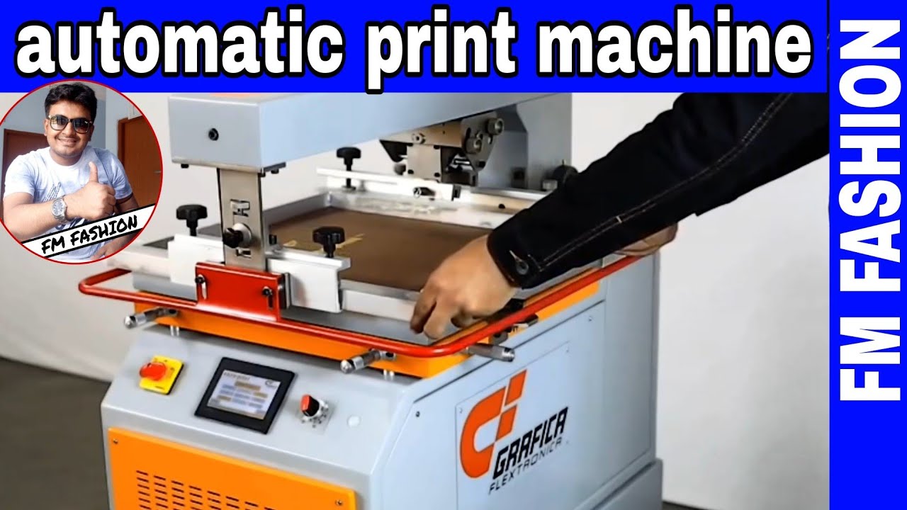 Graphica print machine . automatic print machine.