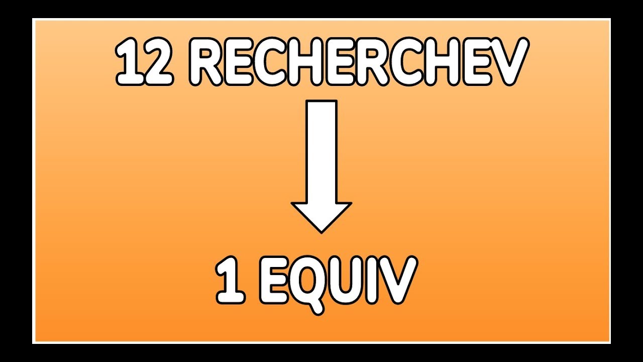 REMPLACER 12 RECHERCHEV PAR 1 FORMULE EQUIV - DOCTEUR EXCEL