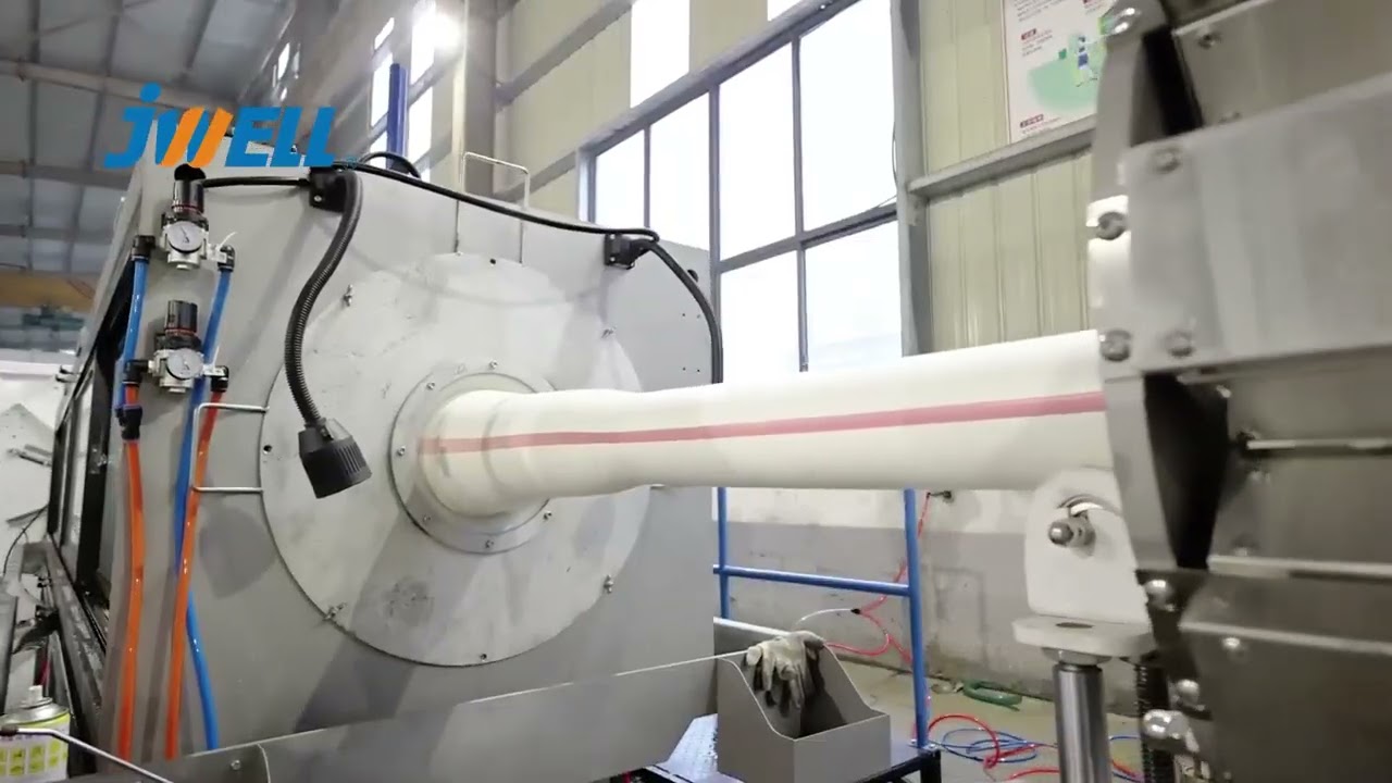 PVC-O pipe extrusion machine #OPVC #PVCO  #PVC-O