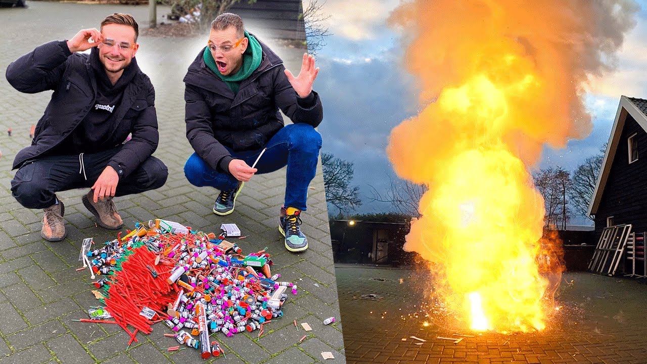 AL ONS VUURWERK IN ÉÉN KEER AFSTEKEN!
