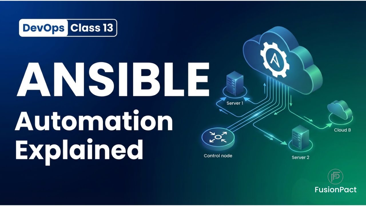 Ansible Explained | DevOps Class 13 | Configuration Management & Automation Tool