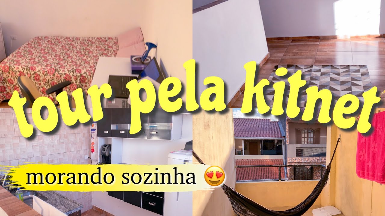 TOUR PELA MINHA KITNET | morando sozinha em São Paulo