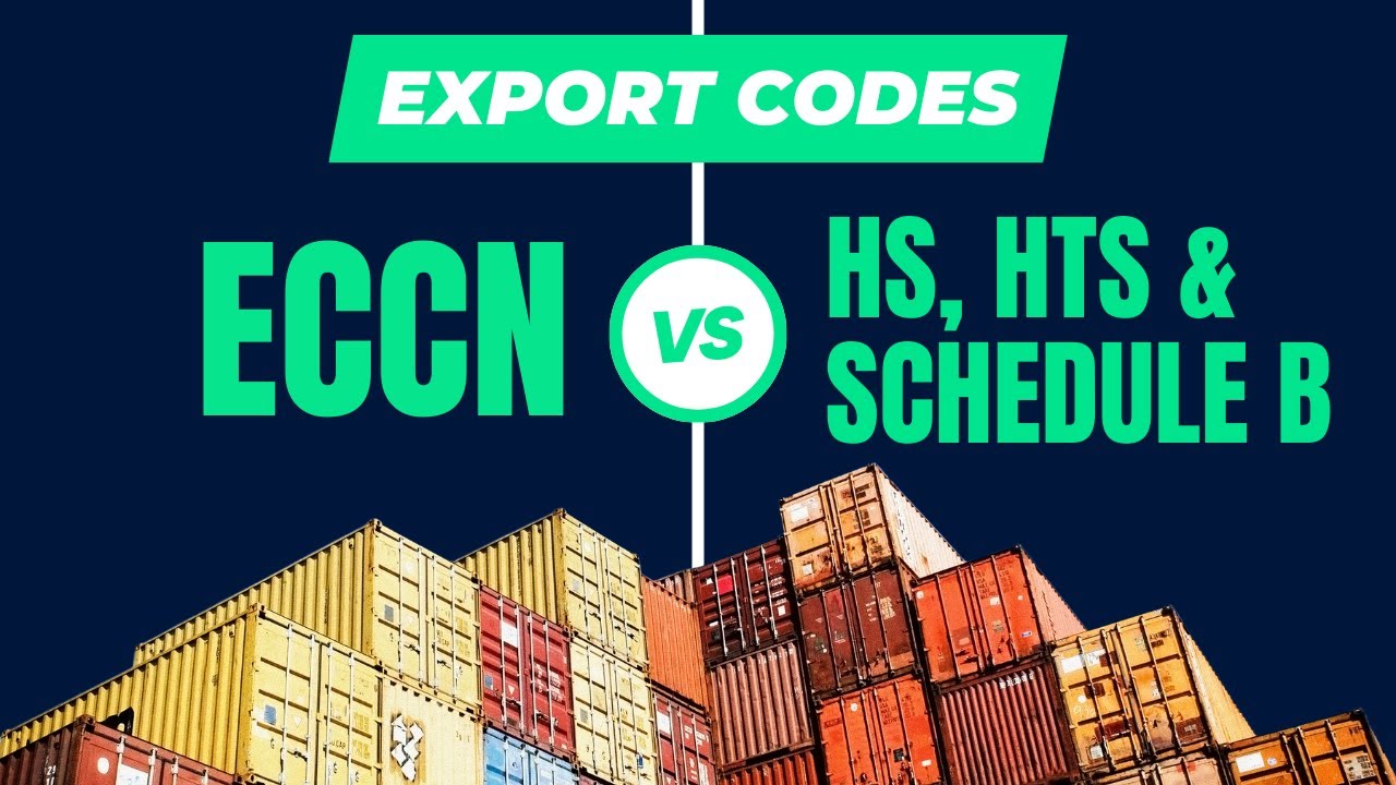 Экспортные коды: ECCN против HS, HTS и Schedule B