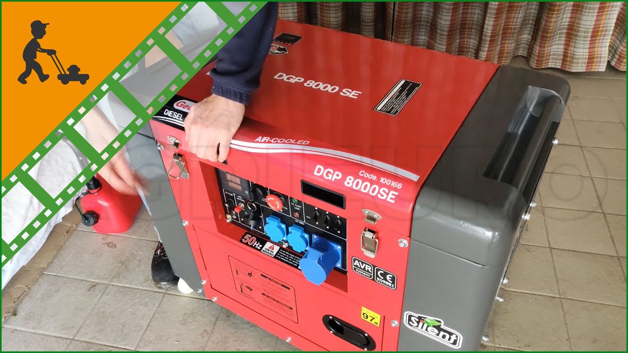 Generatore di corrente GeoTech Pro DGP8000SE silenziato