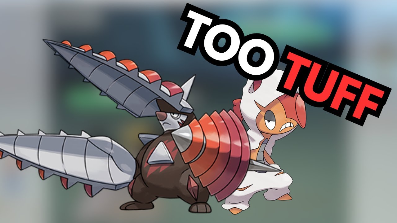 Mega Excadrill and Scrafty are TOO TUFF!!!