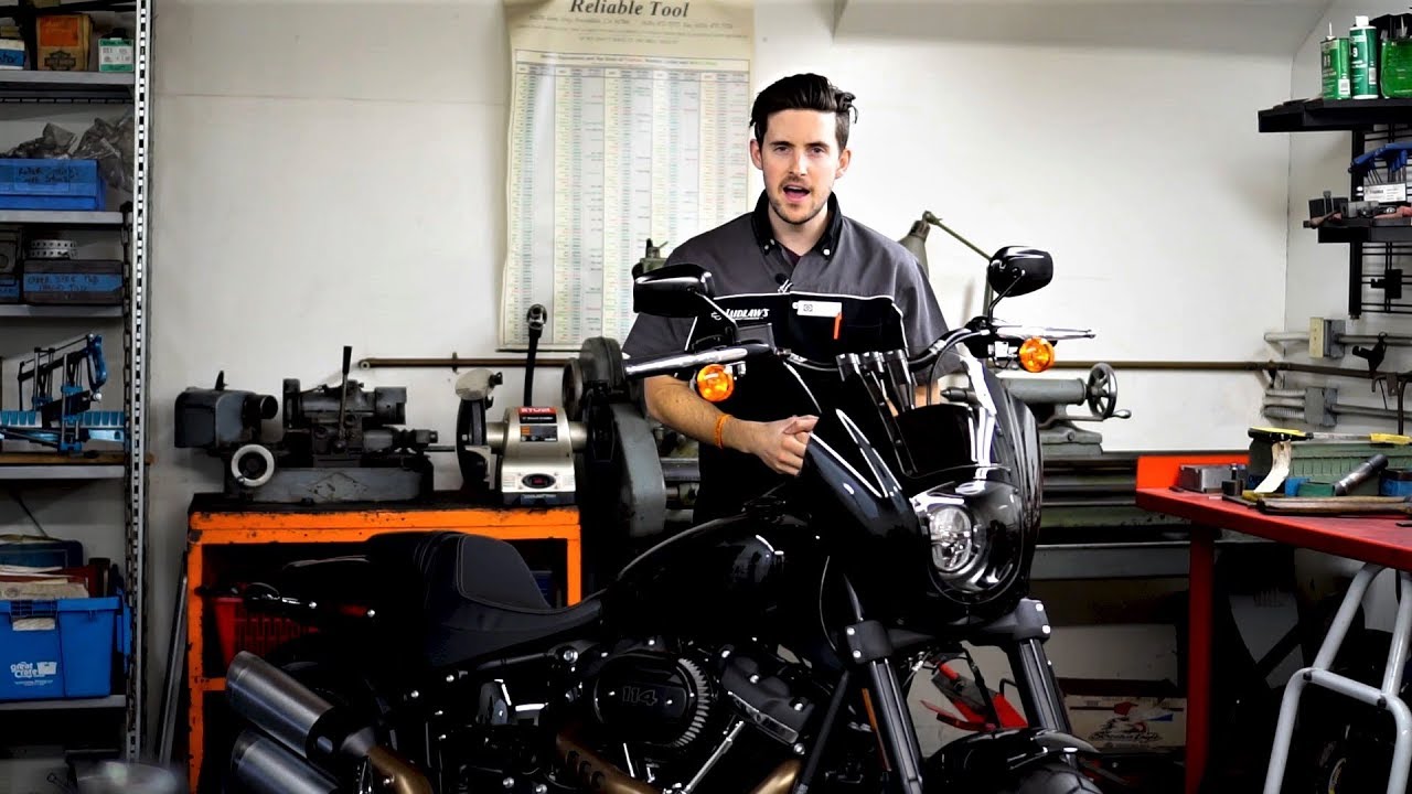 Club Style Fat Bob with Round Headlamp│Harley-Davidson Custom