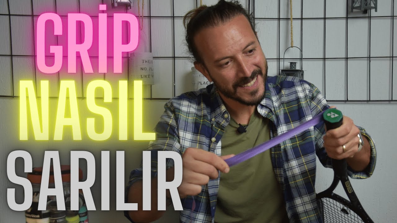 İddia Ediyorum Hiç Böyle Grip Sarmadınız!! - Tenis Gribi Nasıl Sarılır? #tenis Çağdaş Ulukan