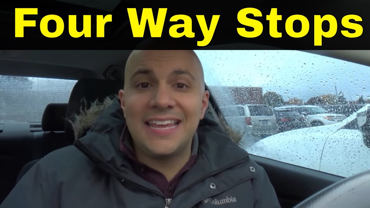 Reason To Fail The Driving Test-Confusion At Four Way Stops