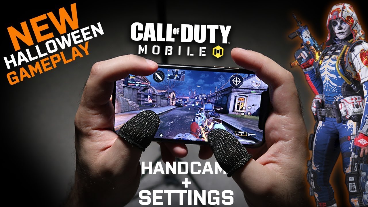 Call of Duty Mobile Halloween! HANDCAM + SETTINGS GAMEPLAY With NUKES!
