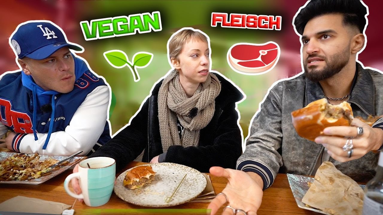 BURGER ESSEN mit MilitanteVeganerin und Leon Machere 😛🍔