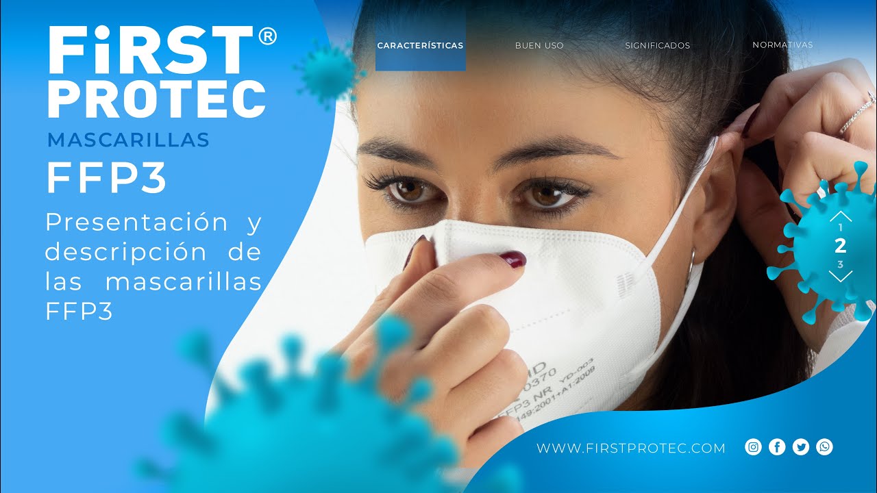 Mascarillas FFP3 First Protec YD-003