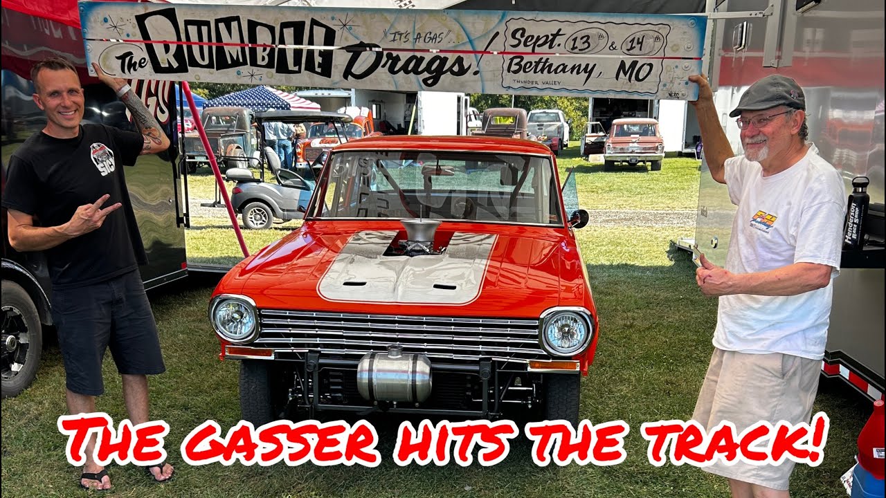 Our gasser makes its first outing at the Thunder Valley Rumble Drags!