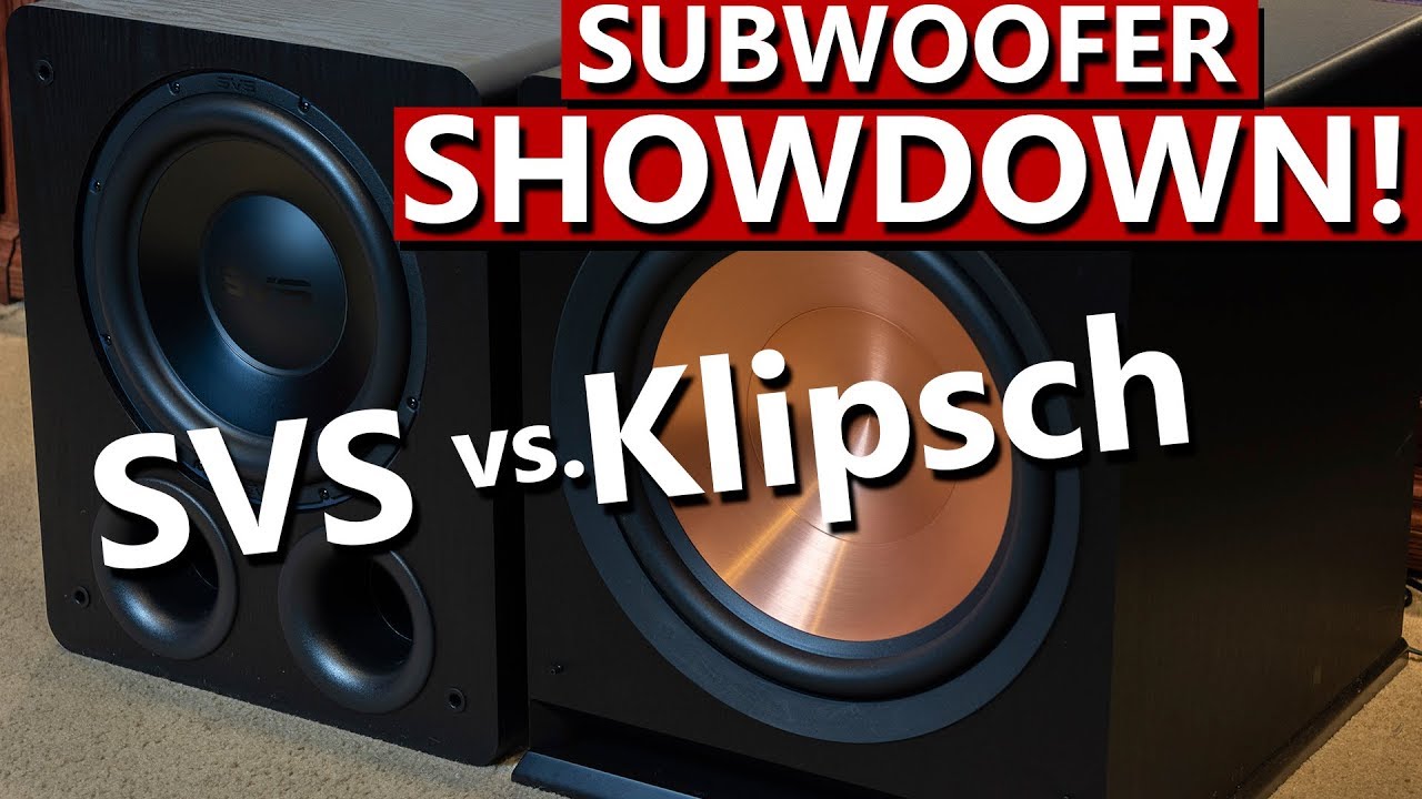 Klipsch R-115SW vs SVS PB3000 Compression with Room EQ Wizard