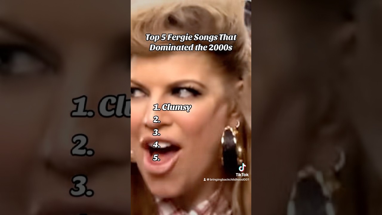 Top 5 Fergie Songs That Dominated the 2000s #fergie#2000sMusic #ThrowbackHits#NostalgiaTok #Y2KMusic