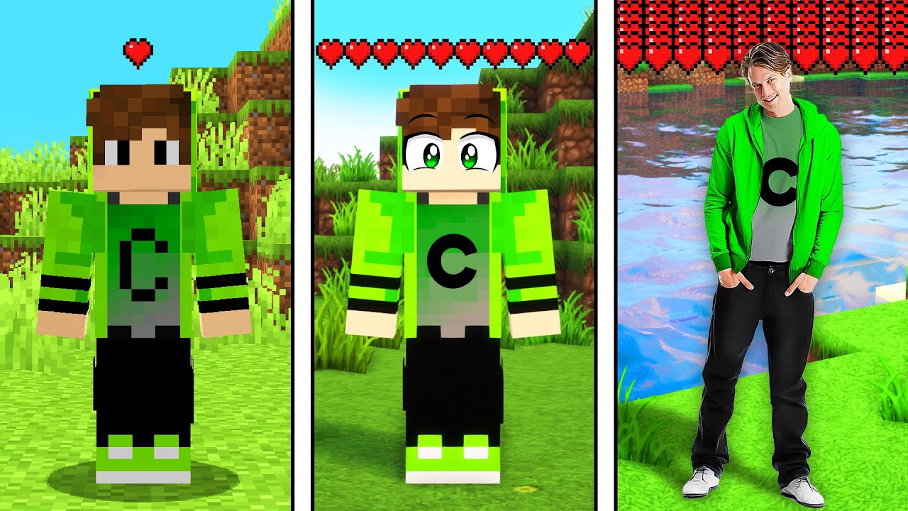 MINECRAFT VAI FICANDO MAIS REALISTA
