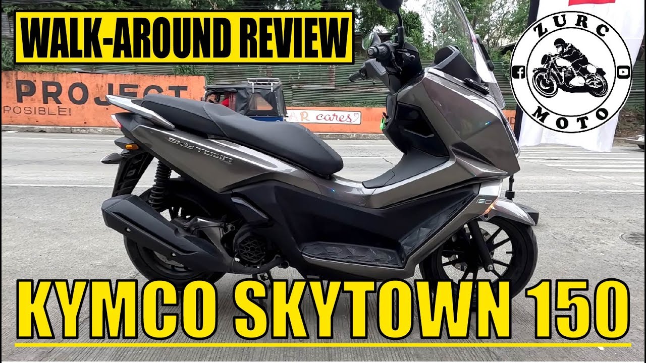 KYMCO Skytown 150 Walk-around Review