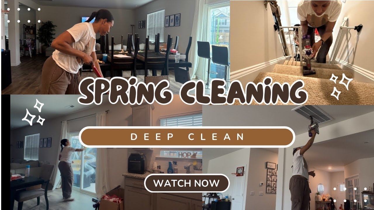 SPRING HOME REFRESH| VACUUM| MOP| WIPE CABINETS