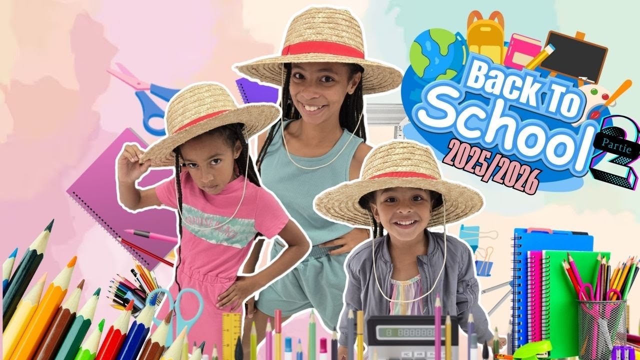 CHASSE AUX FOURNITURES SCOLAIRES Partie 2 🛍️ | On achète TOUT pour Holyanna, Haylie & Halya !