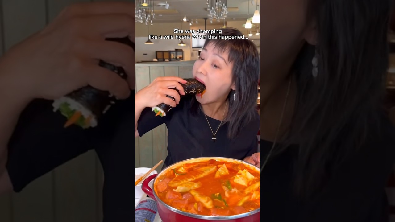 CHEESY SPICY NOODLE HOT POT GONE VERY WRONG #shorts #viral #mukbang